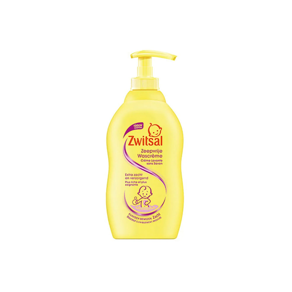 Zwitsal Crema Detergente Senza Sapone Per Bambini - 200ml, Ipoallergenica, Nutriente, PH Neutro, Per Corpo E Viso, Delicata Sulla Pelle
