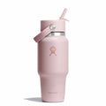 Wide Mouth Travel Bottle With Flex Straw Cap
