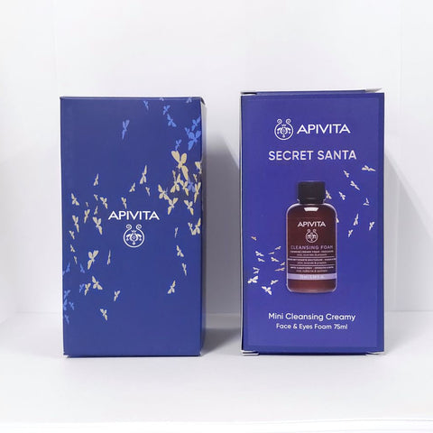 Secret Santa Mini Cleansing Creamy Face & Eyes Foam Gift Set