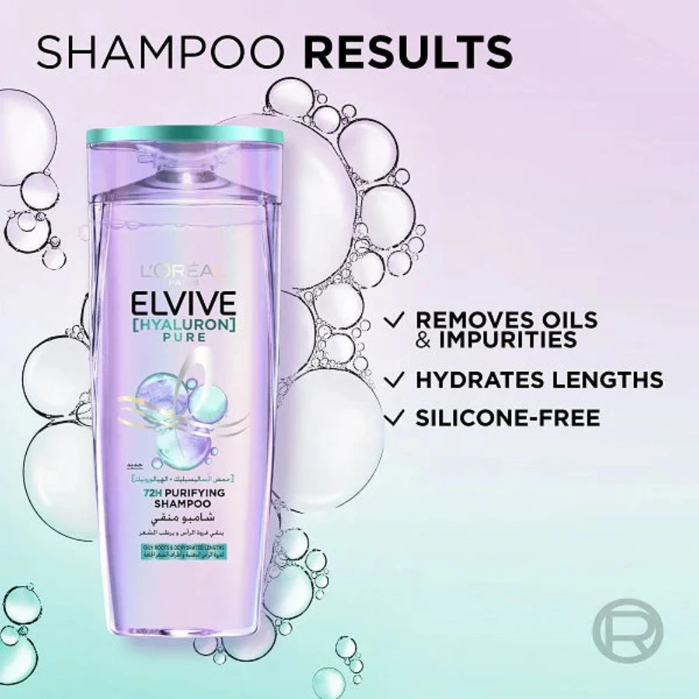 Elvive Hyaluron Pure Purifying Shampoo