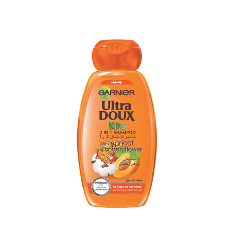 Ultra Doux - Children - with Apricot and Cotton Flower - Shampoo 2 in 1