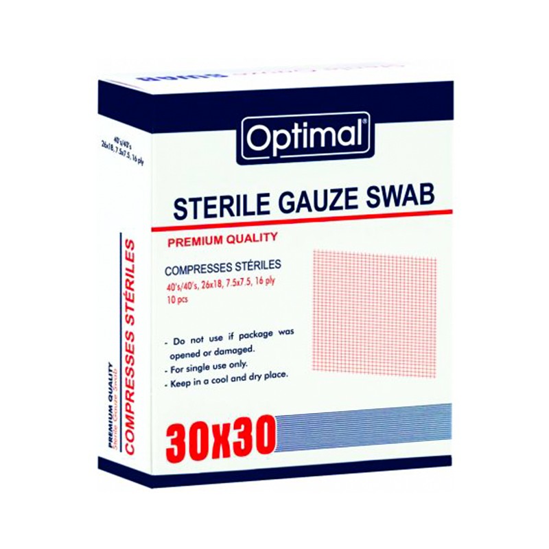 STERILE GAUZE 30*30 CM 10PCS