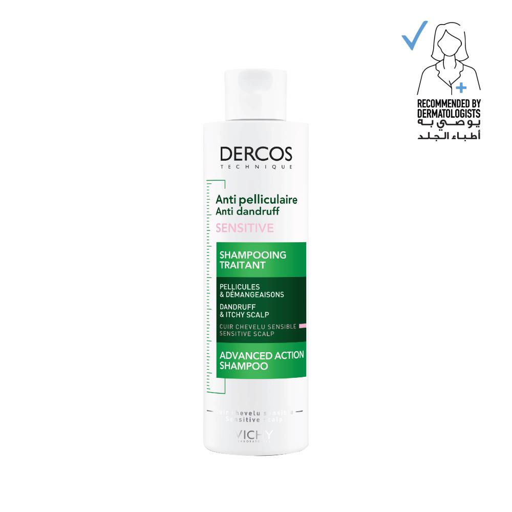 Dercos Anti-Dandruff Sensitive Advanced Action Shampoo - Sensitive Scalp