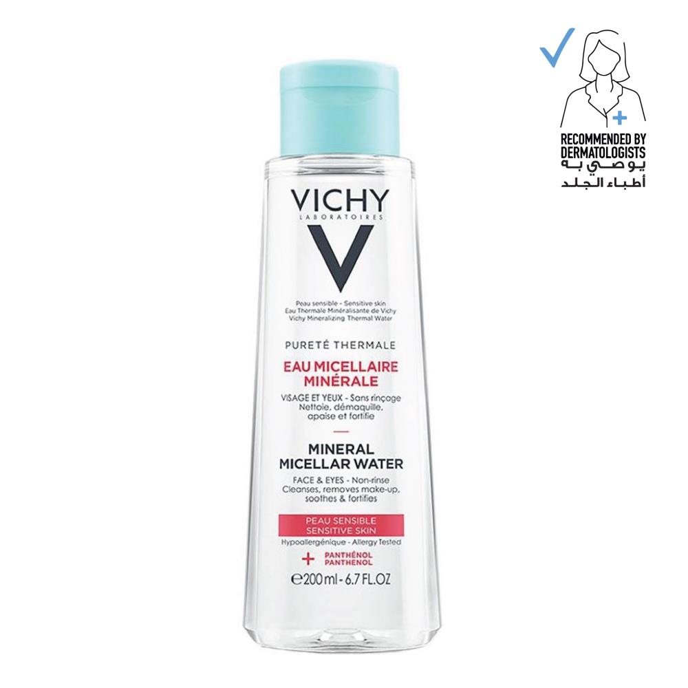 Vichy Purete Thermale Micellar Water for Sensitive Skin with Vitamin B5 200ml