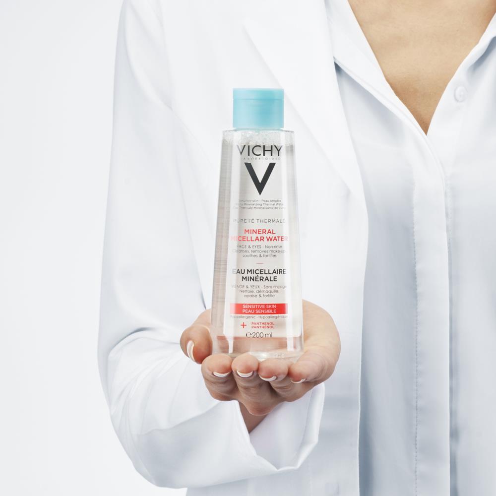 Vichy Purete Thermale Micellar Water for Sensitive Skin with Vitamin B5 200ml