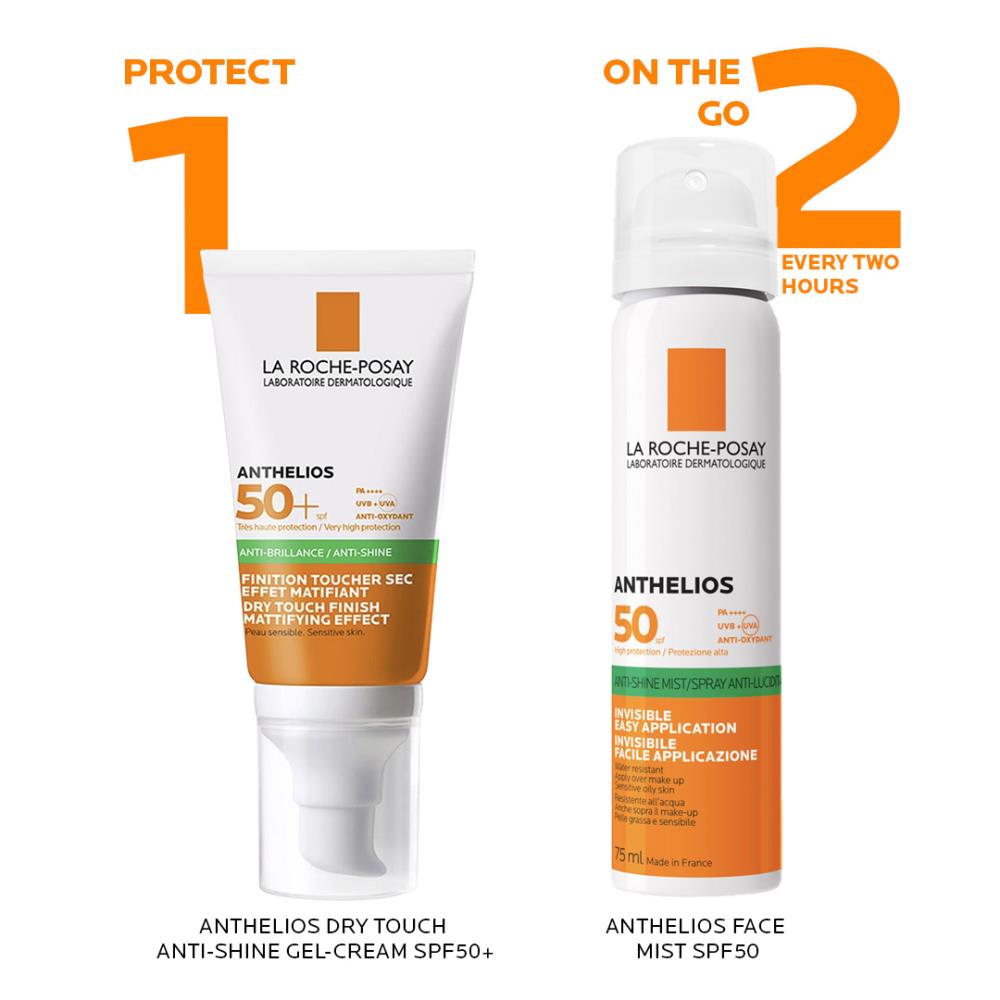 Anthelios XL Anti-Shine, Non-Perfumed, Dry-Touch Gel-Cream SPF50+