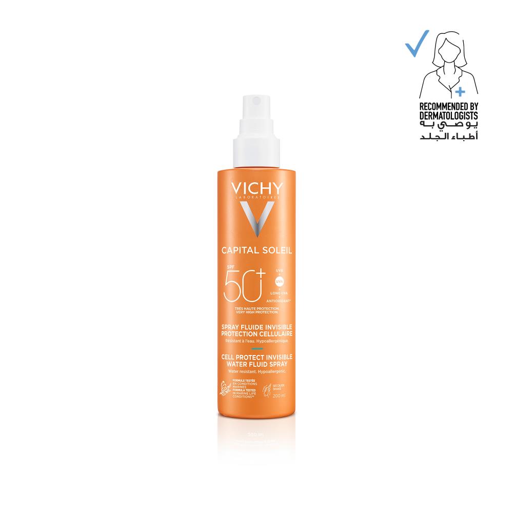 Capital Soleil Cell Protect Water Fluid Spray SPF50+