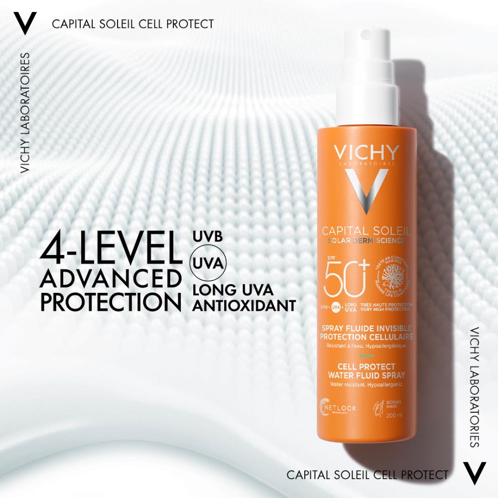 Capital Soleil Cell Protect Water Fluid Spray SPF50+