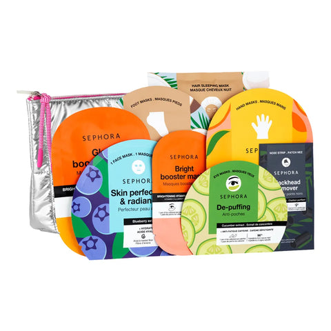 Set of 8 Face & Body Masks