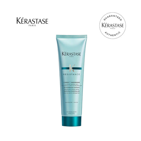 Resistance Ciment Thermique - Resurfacing Strengthening Milk - Blow-Dry Care for Damaged Hair - Leave-In