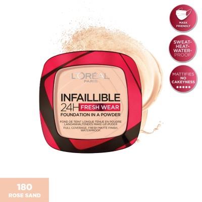 Infaillible Up to 24H Fresh Wear Foundation in a Powder- Waterproof, Heatproof, Sweatproof