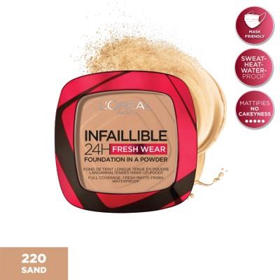 Infaillible Up to 24H Fresh Wear Foundation in a Powder- Waterproof, Heatproof, Sweatproof