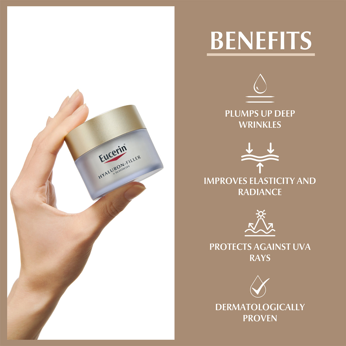 Hyaluron-Filler + Elasticity Anti Age Day Cream SPF15