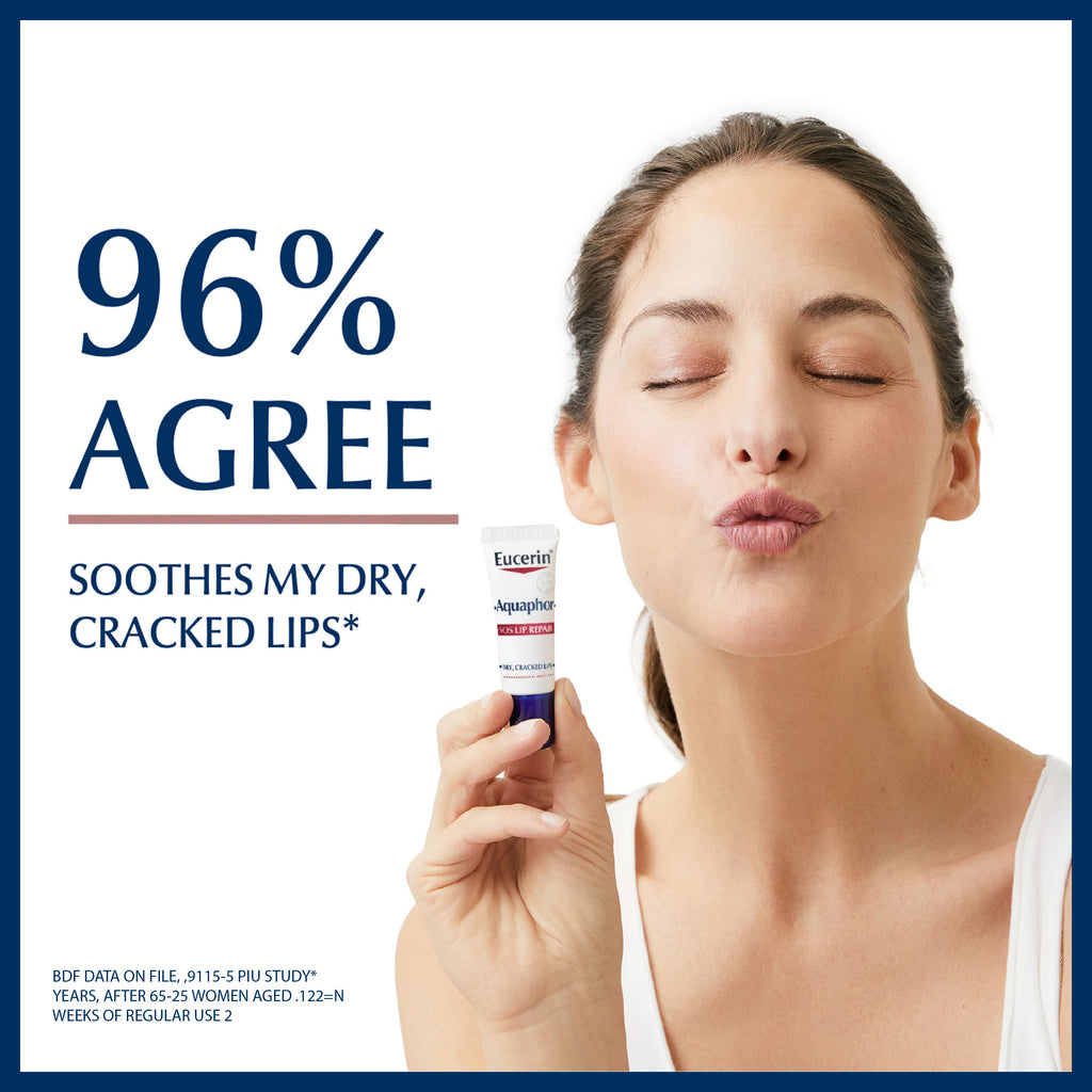 Aquaphor SOS Lip Balm - Instant Care Lip Balm