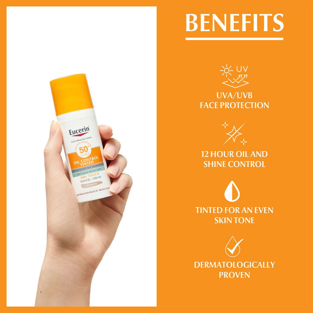 Sun Face Oil Control Tinted SPF 50+ Medium