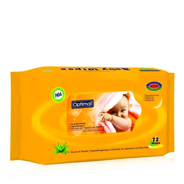 BABY WIPES 72 PCS