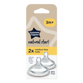 Natural Start Medium Flow Teat 3M+ Pack Of 2
