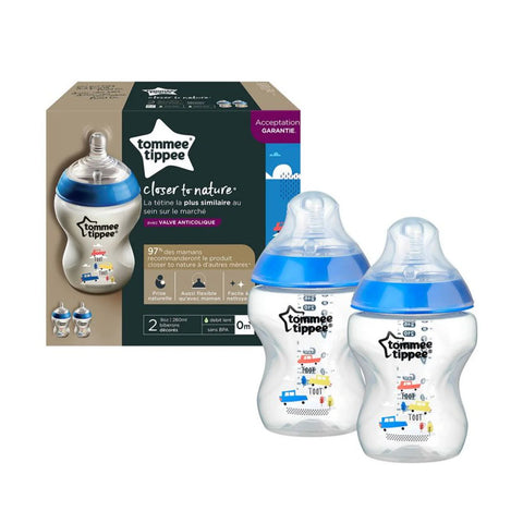 Closer To Nature Deco Baby Bottle 0M+ - Pack of 2