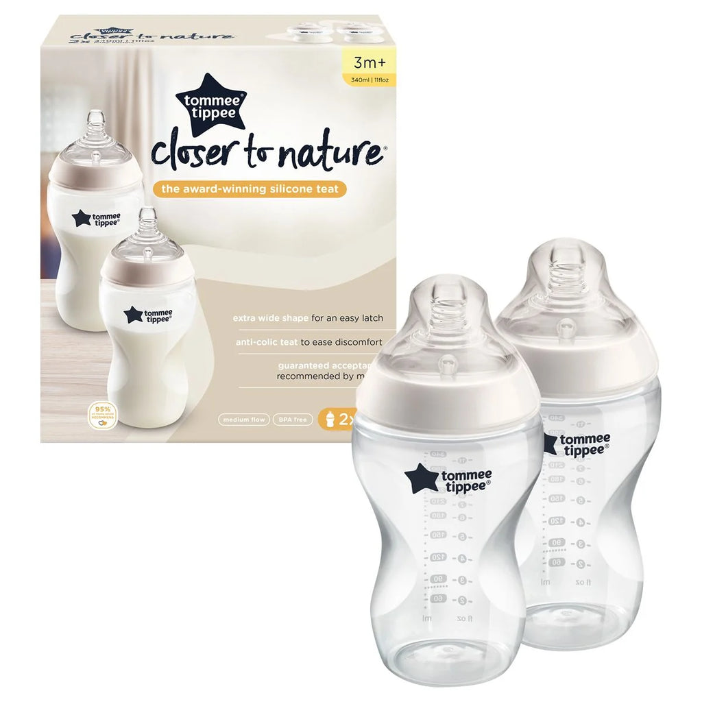 Closer To Nature Bottles Medium Flow Pack Of 2 3M+