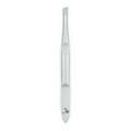 Slant Tip Tweezers (Non-Slip Grip)