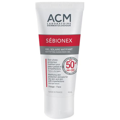 SÉBIONEX MATTIFYING SUNSCREEN GEL SPF50+