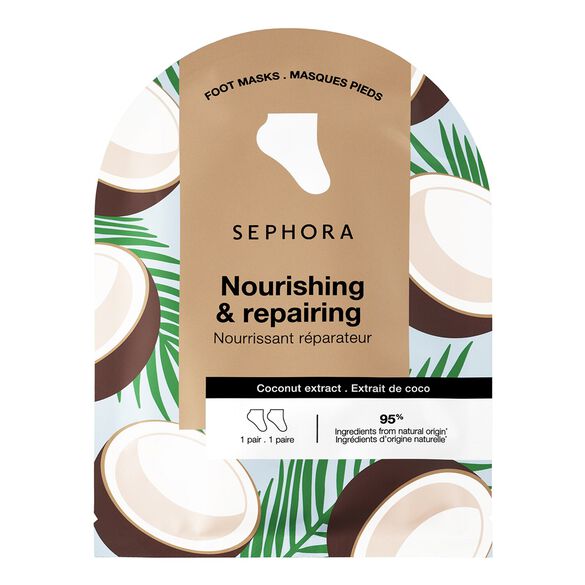 Nourishing & Repairing Foot Masks Coconut