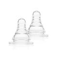Slim Neck Silicone Nipple - Anti Colic System 0M+