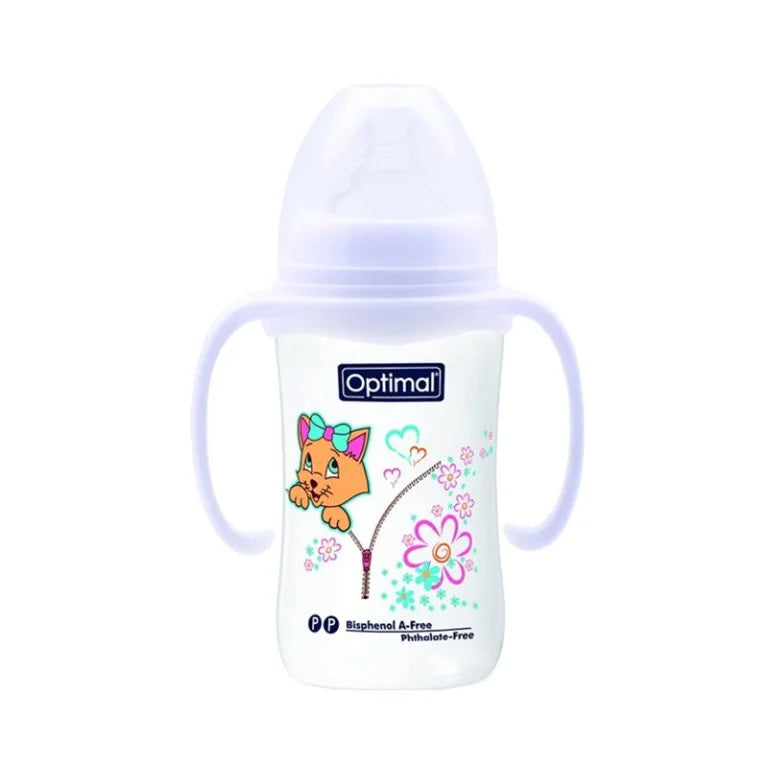 neck feeding bottle with handle