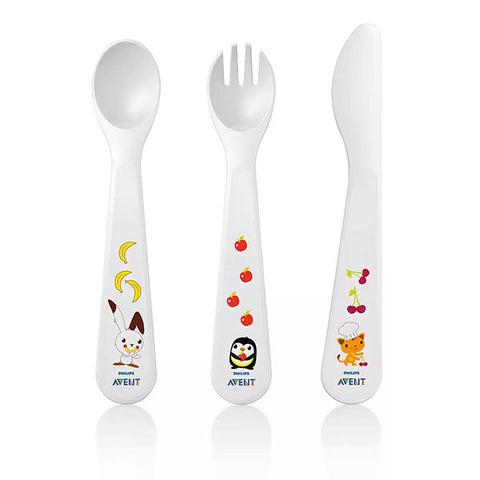 TODDLER KNIFE, FORK AND SPOON