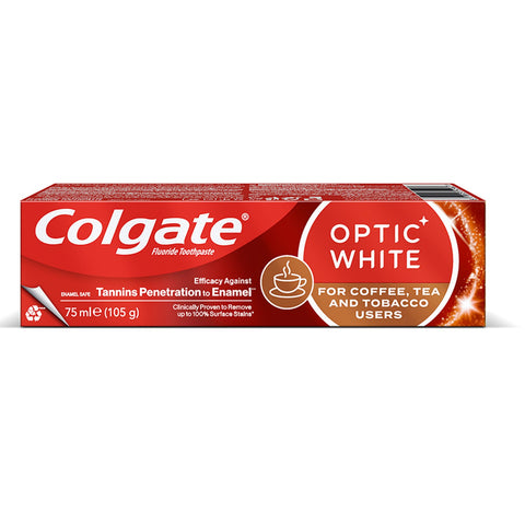 Optic White For Coffee, Tea & Tobacco Users Toothpaste