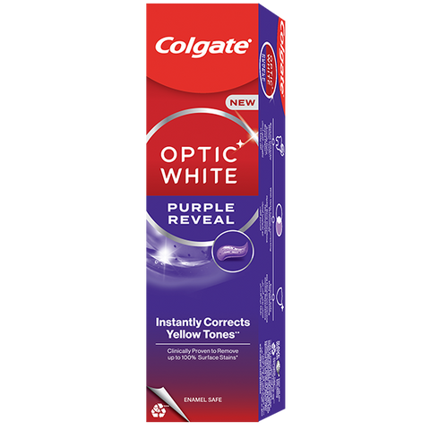 Optic White Purple Reveal Toothpaste