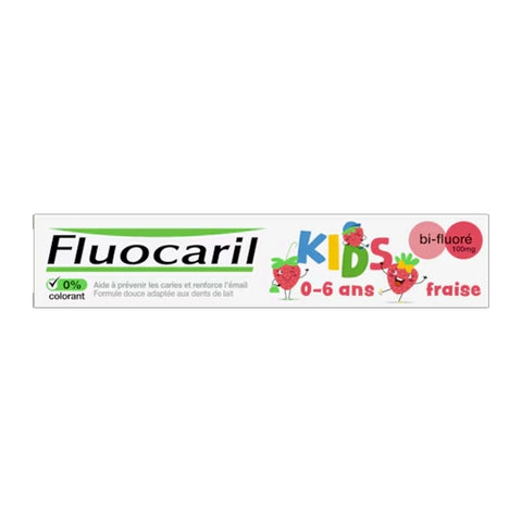 Bi-Fluore Strawberry Kids Toothpaste 0-6