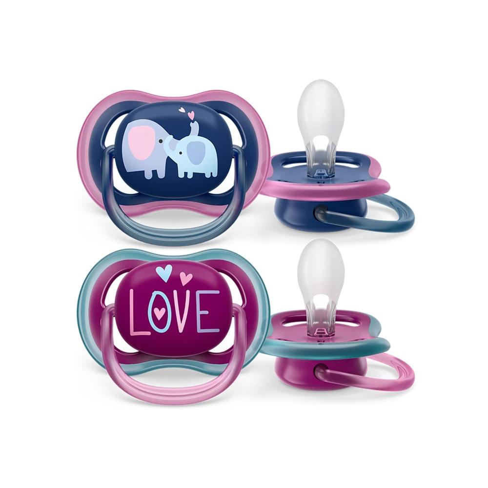 Ultra Air Soother 18M+ Girl Pack Of 2