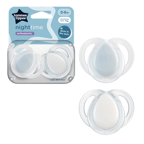 NightTime Orthodontics Soother Pack Of 2 0-6M