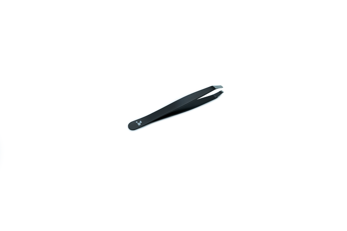 SLANT TIP EXPERT TWEEZERS