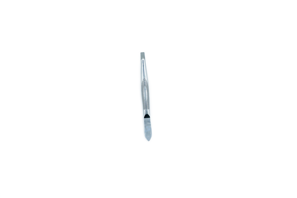 SQUARE TIP TWEEZERS (NON-SLIP GRIP)