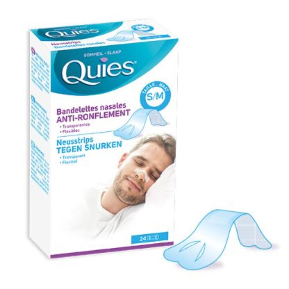 Anti-snoring nasal strips