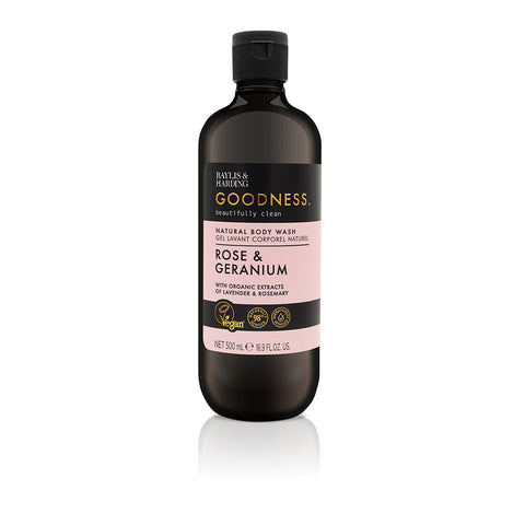 ROSE & GERANIUM NATURAL BODY WASH