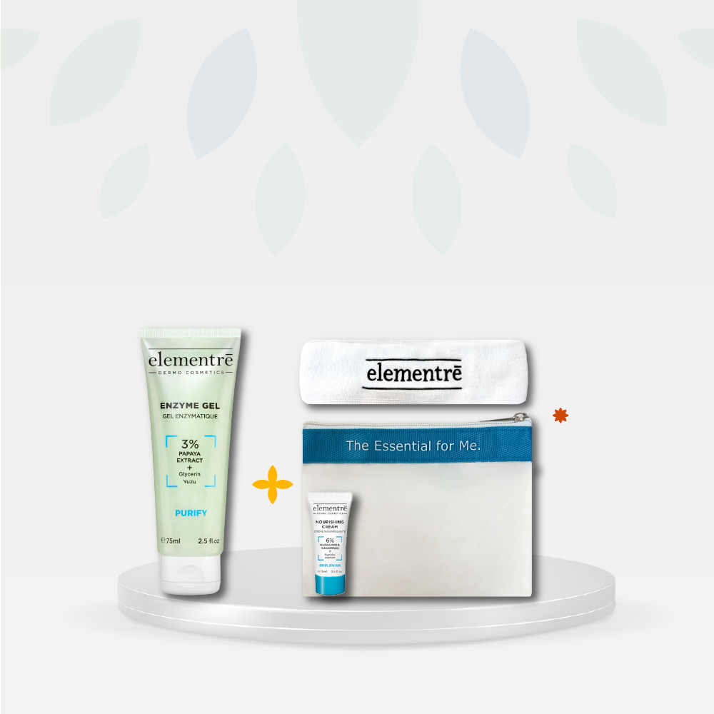 Enzyme Gel Get Pouch + Nourishing Cream + Hair Band