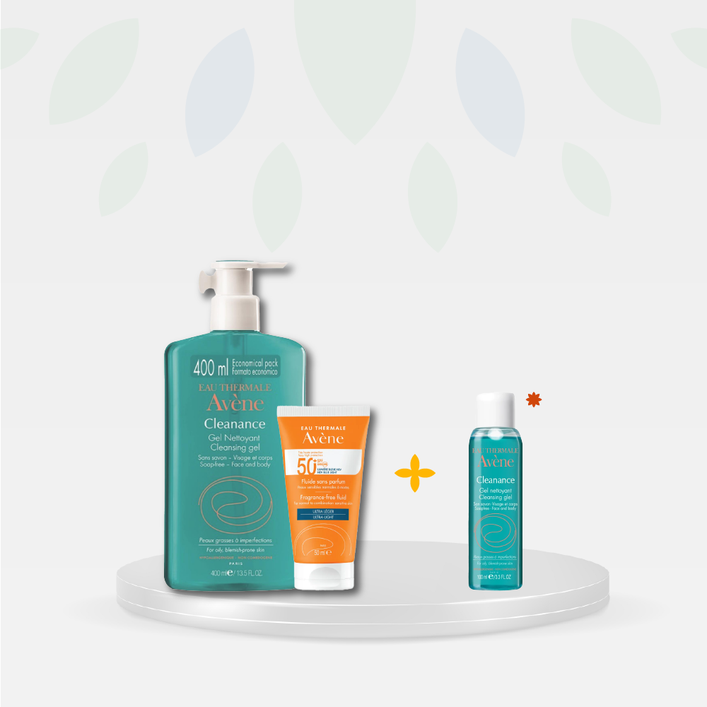 Cleanance Gel 400ml + Fluid Sunscreen Get Cleanance Gel 100ml