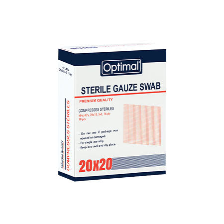 STERILE GAUZE20*20CM 10PCS