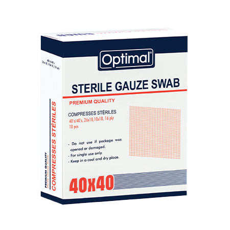 STERILE GAUZE 40*40 CM 10PCS