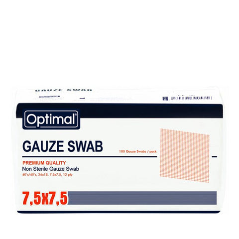 GAUZE SWAB 7.5*7.5 100PCS