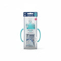 Anti-Colic Wide Round Silicone Nipple Bottle With Handle 6M+
