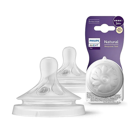 Natural Response Teat Flow 4 3M+ Pack Of 2