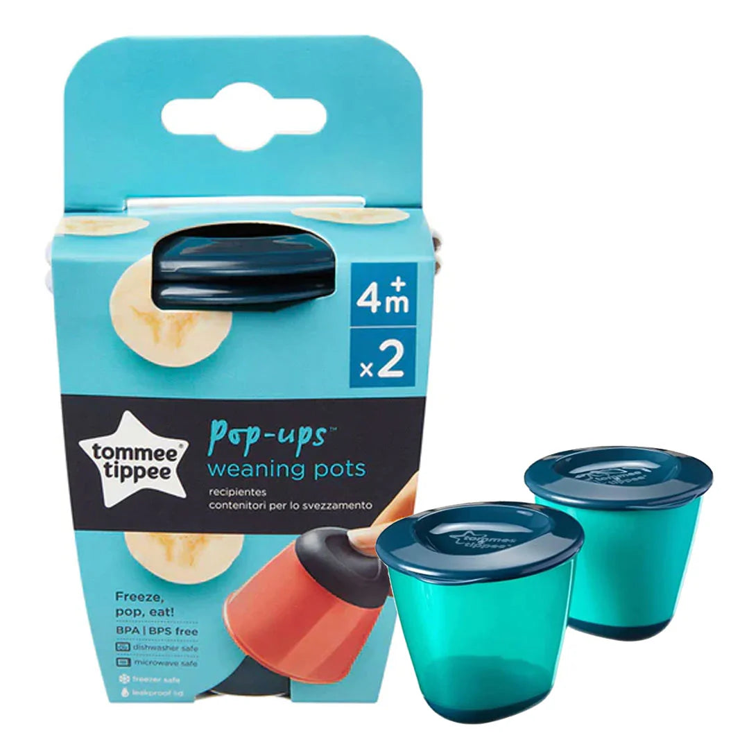 POP UP WEENING POTS 4M+ - PACK OF 2