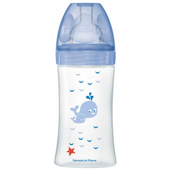 Anti-Colic Flat Teat Medium Flow Bottle 0-6M