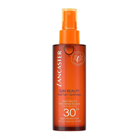 SUN BEAUTY FAST TAN SATIN DRY OIL SPF30