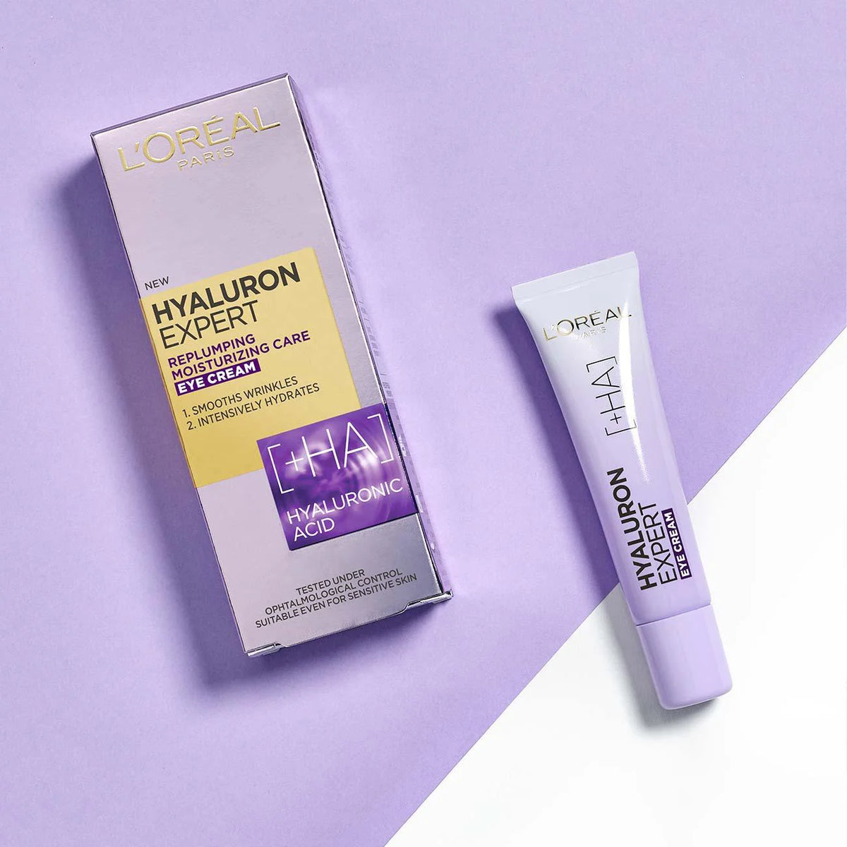 Hyaluron Expert Moisturiser and Anti-Aging Eye Cream with Hyaluronic Acid