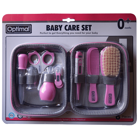 BABY CARE SET 8 PCS PINK